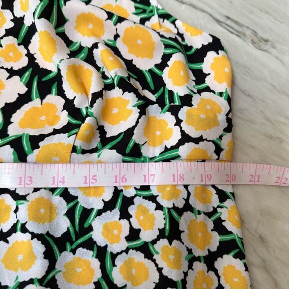 Diane von Furstenberg X Target Yellow Poppy Mini Dress Sun Size 17 - Picture 6 of 8